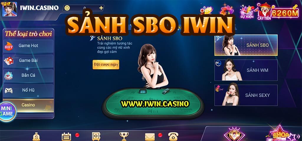 giao diện sảnh sbo iwin IWIN58